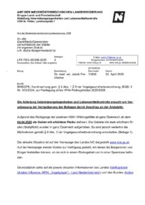 Geflügelpestrisiko